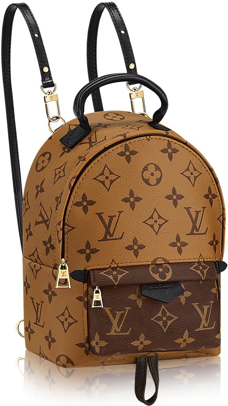 Louis Vuitton Monogram Reversed Palm Springs Backpacks | Bragmybag