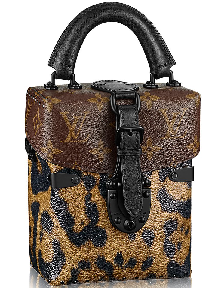 Louis Vuitton Monogram and Wild Animal Print Camera Box