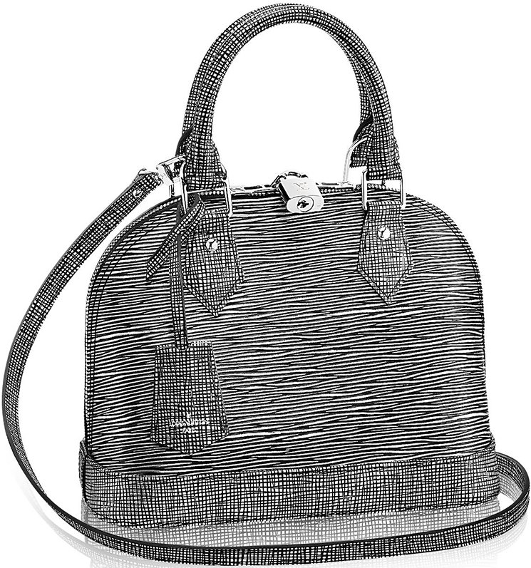 Louis Vuitton Alma Epi BB Noir in Leather with Silver-tone - GB