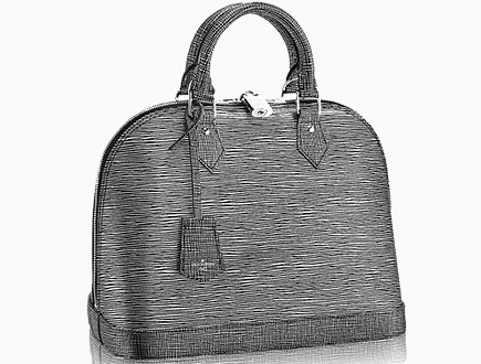 Louis Vuitton Metallic Silver Epi Leather Alma BB Bag Louis Vuitton
