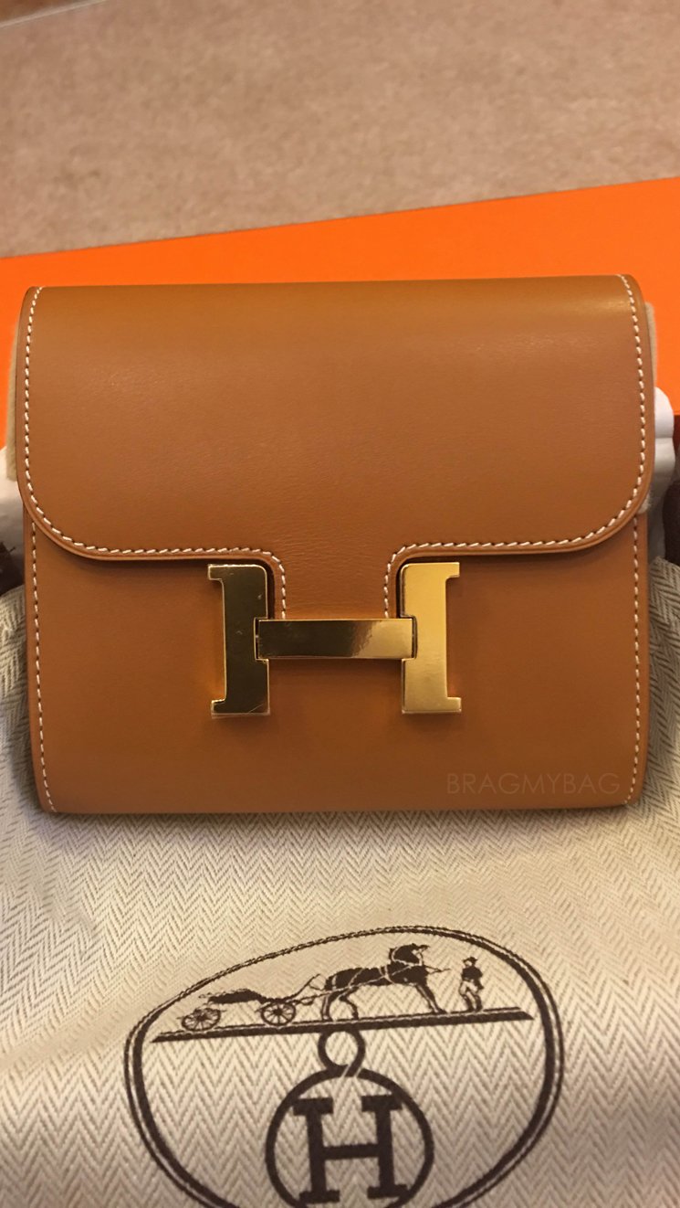 Shopping with James: Hermes Constance Compact Wallet, Hermes