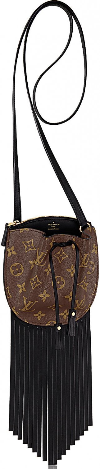 The Champagne Bag Petit Louis Vuitton fringe upcycle  Leather fringe  handbag, Louis vuitton purse, Louis vuitton noe bag