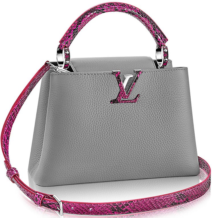 Louis Vuitton Capsine Pochette Tote Handbag Silver P12092 – NUIR