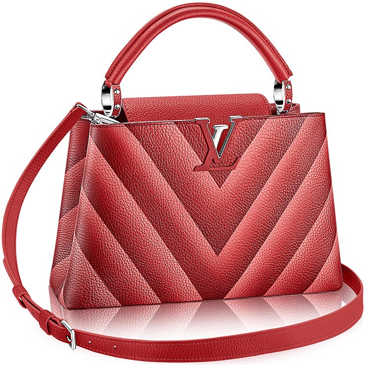 Louis Vuitton bag Capucines Red Leather | 3D model