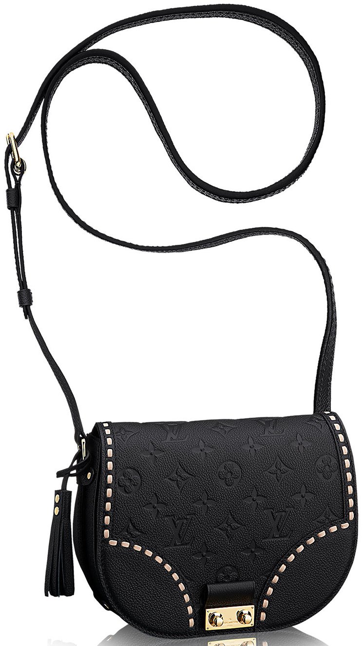Junot leather crossbody bag Louis Vuitton Black in Leather - 32518133