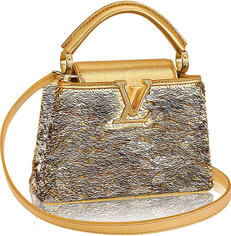 Louis Vuitton Mini Gold Capucines Bag