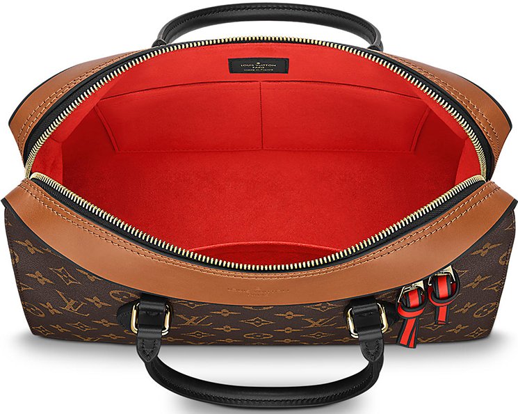 Tuileries cloth handbag Louis Vuitton Brown in Cloth - 31525306