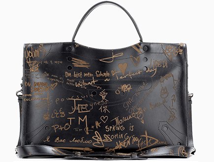 Balenciaga Black Graffiti Mini Classic City Bag ○ Labellov ○ Buy