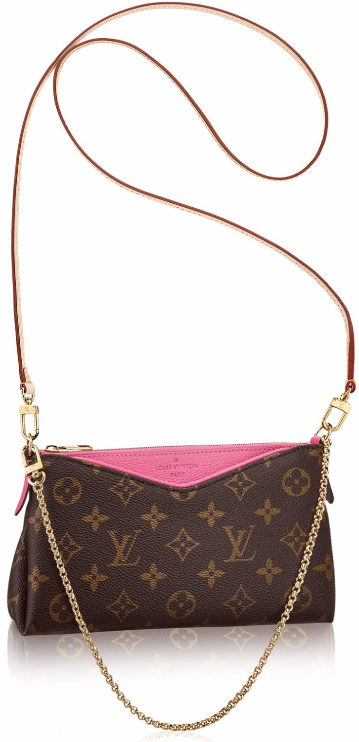 Replica Louis Vuitton M41200 Pallas Chain Shoulder Bag Monogram