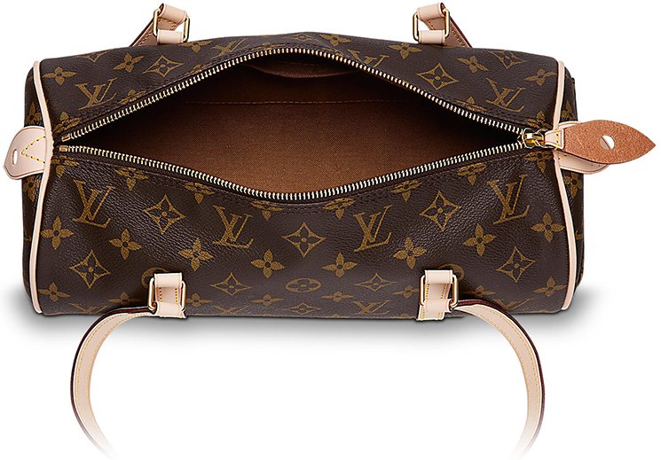 LOUIS VUITTON PAPILLON BAG, classic monogram canvas and natural leather  handles and trims with Betty Boop, fabric lining and top zip closure, 27cm  x 13cm H x 13cm.