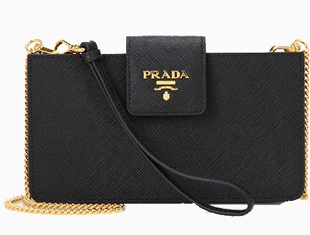 eetpatroon Stroomopwaarts Betsy Trotwood Prada Leather iPhone 6 Plus Case | Bragmybag