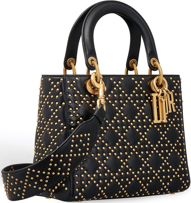 Supple Lady Dior Studded Tote Bag 
