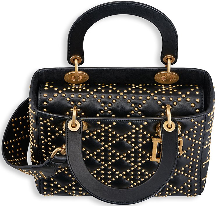 Supple Lady Dior Studded Tote Bag 