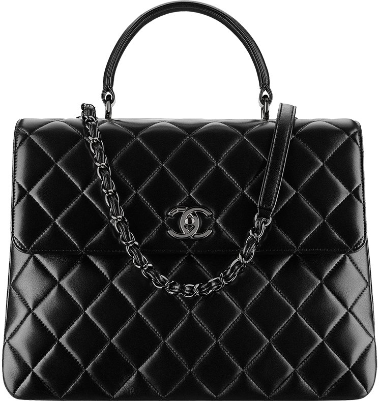 Timeless Chanel So Black Leather ref558164  Joli Closet