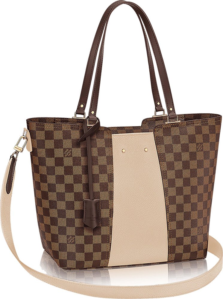 Louis Vuitton Damier Ebene Jersey Tote w/ Strap - Brown Shoulder Bags,  Handbags - LOU796501