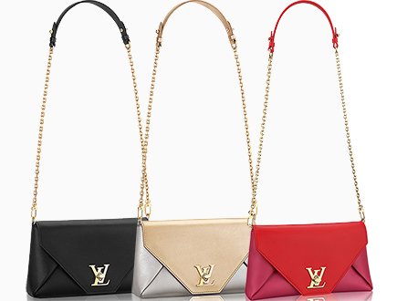 Louis Vuitton Black Calfskin Love Note Bag Gold Hardware, 2017