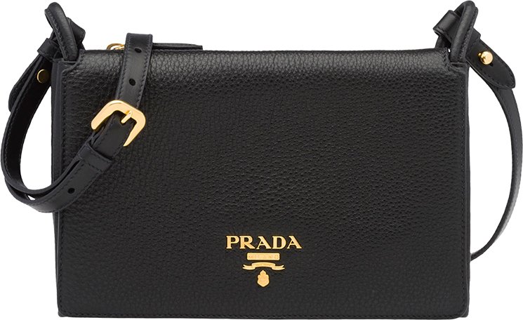 prada leather shoulder bag price