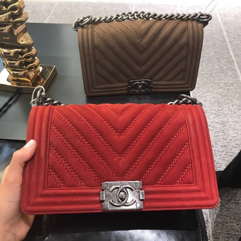 Boy Chanel Chevron Stitched Flap Bag | Bragmybag