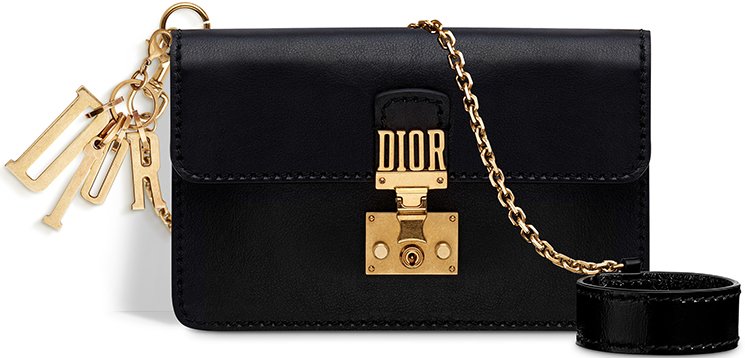 DiorAddict Smooth Leather Clutch with 