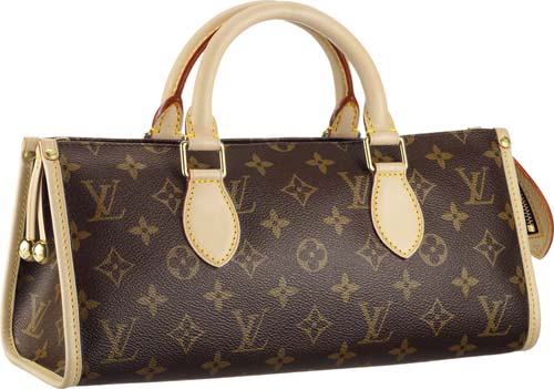 Louis Vuitton Brown Monogram Popincourt PM Satchel Shoulder Handbag Raisin