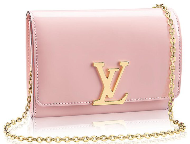 Louis Vuitton Vernis Lisse Louise Clutch with Chain | Bragmybag