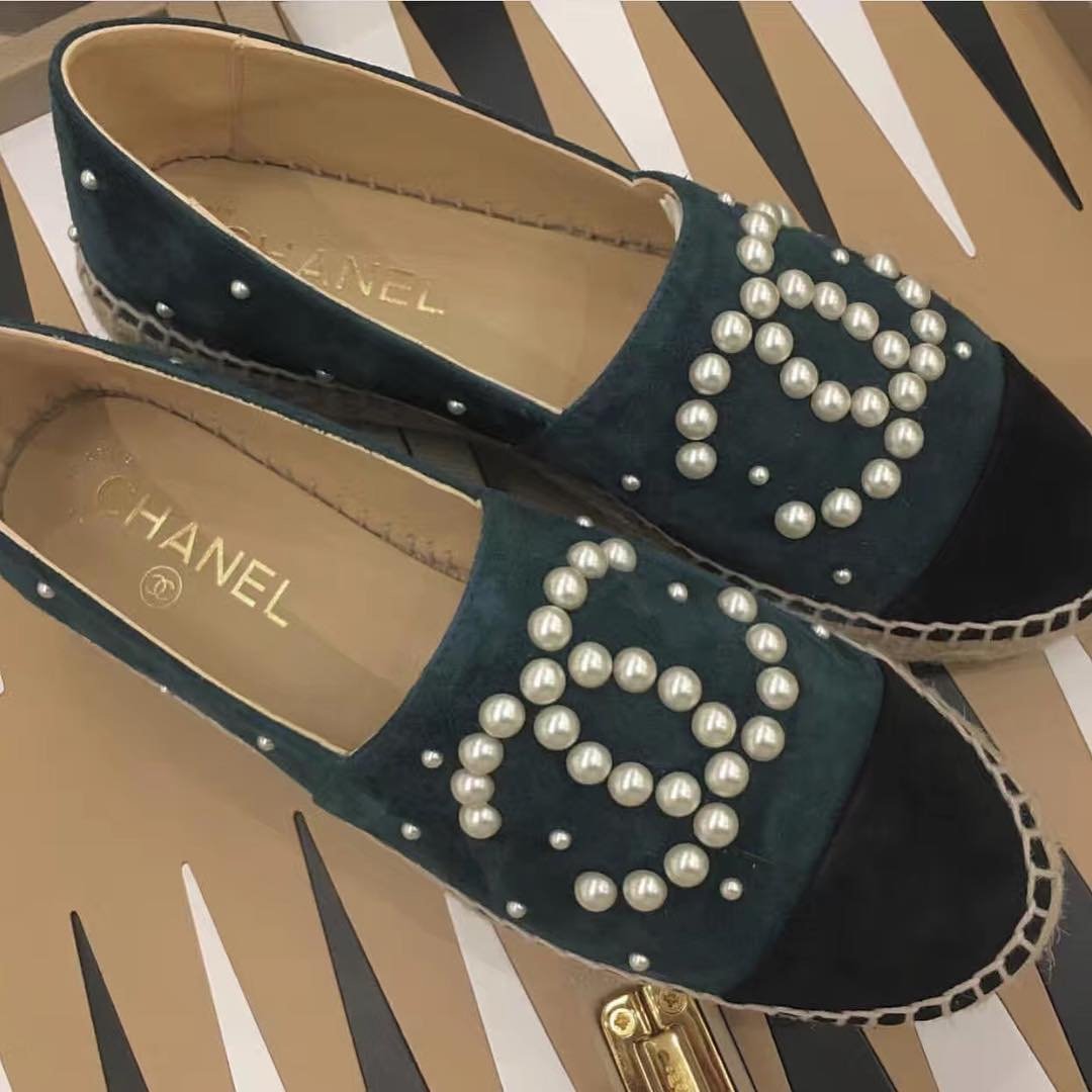 Chanel CC Pearl Espadrilles | Bragmybag