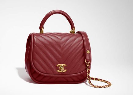 Chanel Reversed Chevron Round Flap Bag | Bragmybag