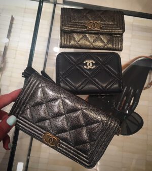 Boy Chanel Cracked Metallic Bag | Bragmybag