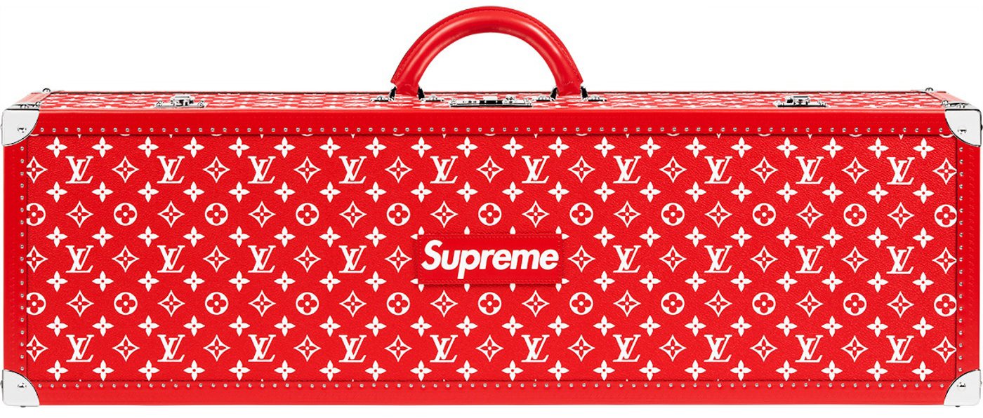 Louis Vuitton x Supreme LV x Supreme New Ultra Rare Red 110/44