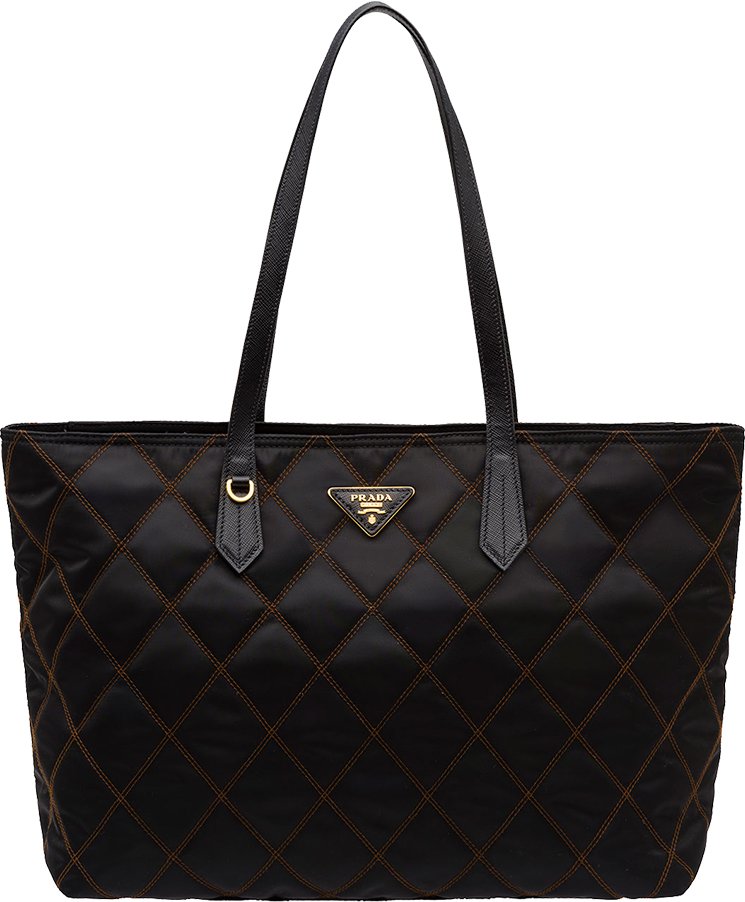 prada quilted tote