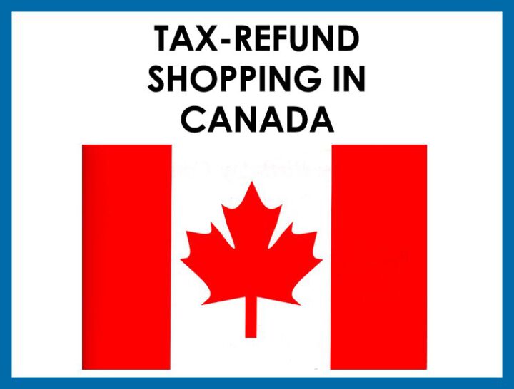 tourist tax refund canada