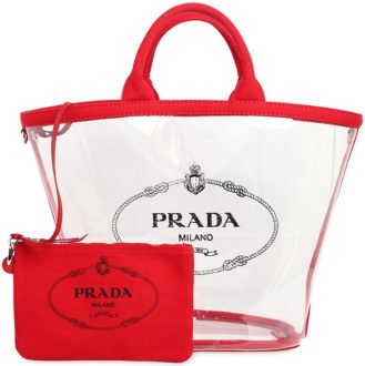 Prada Logo PVC Tote Bag | Bragmybag