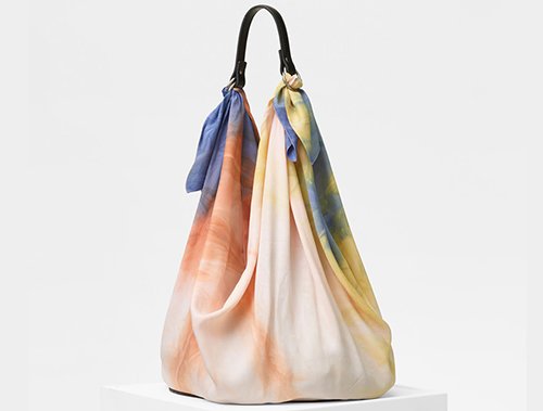 Scarf bag silk handbag Celine Beige in Silk - 21459734