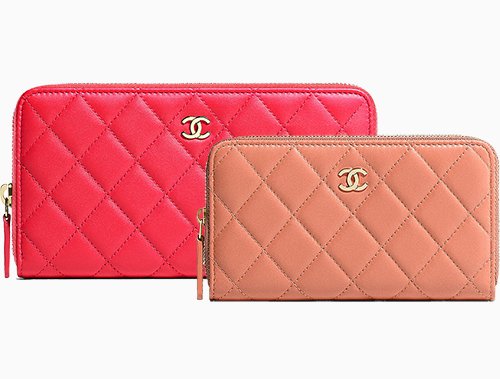 Chanel classic zip around wallet Womens Fashion Bags  Wallets Purses   Pouches on Carousell