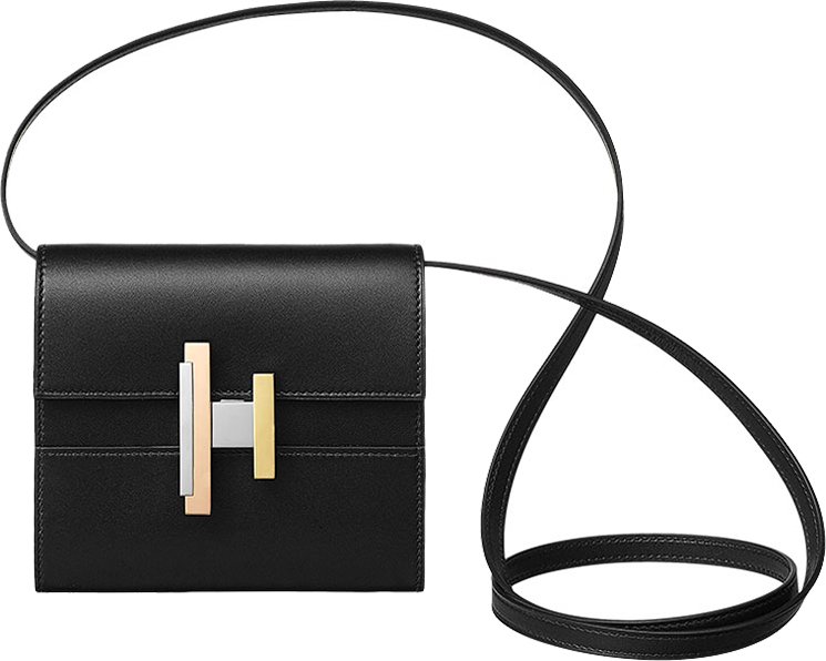Hermes Cinhetic Clutch With Strap 