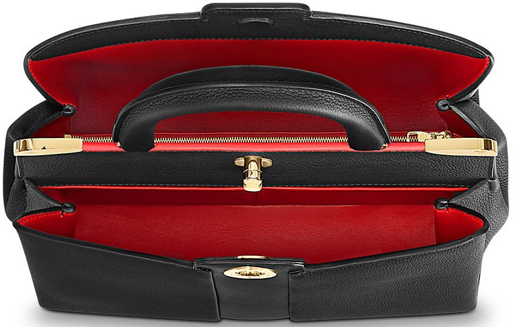 Louis Vuitton, Bags, Louis Vuitton Astrid Rouge Grained Leather Satchel