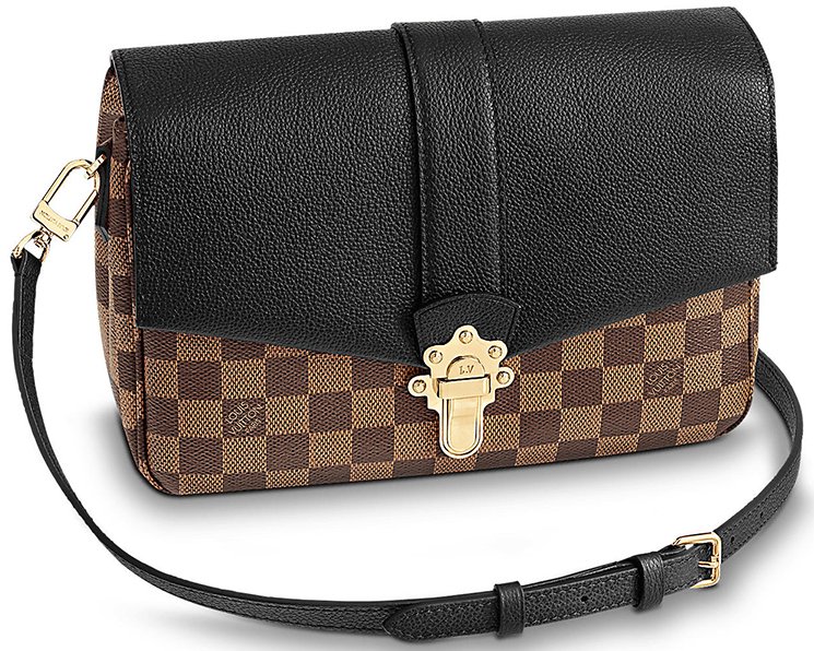 Louis Vuitton Modern Dark Brown Leather Handbag, Size: 10x7 Inch