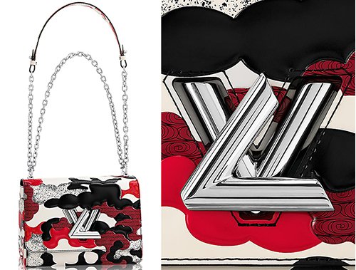 Louis Vuitton, Bags, Louis Vuitton Palm Springs Patchwork Waves In White Red  Black Damier