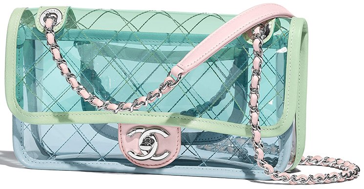 Chanel PVC Mini Coco Splash Flap Bag