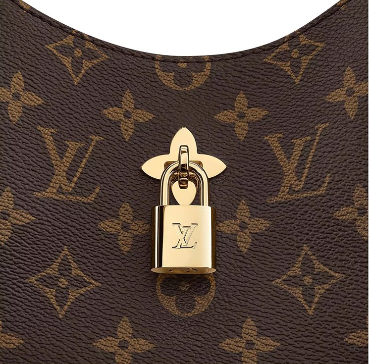 Louis Vuitton Burgundy Monogram Flower Hobo QJBJBS1YKB005
