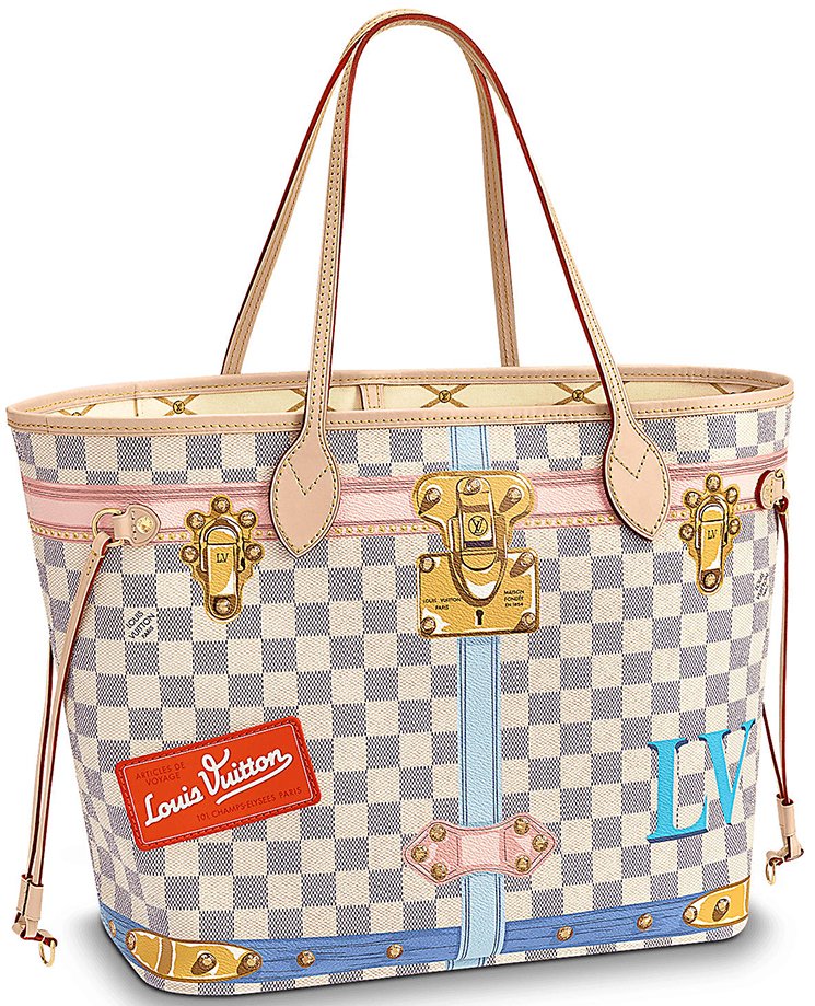 Louis Vuitton Limited Edition Monogram Canvas Trompe L'oeil Screen Bag Neverfull  MM NM Bag - Yoogi's Closet