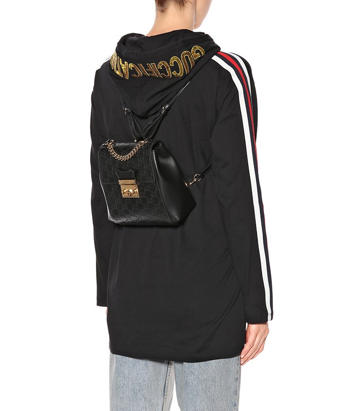 padlock gucci backpack