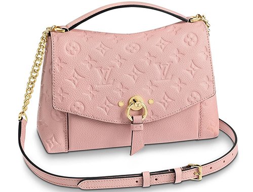 Louis Vuitton - Authenticated Blanche Handbag - Leather Pink Plain for Women, Very Good Condition