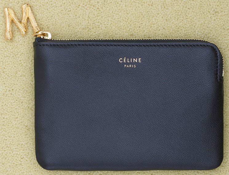 Céline - Zipped Card Holder Coin Case Calfskin Lavender W11.5 X H7.5 CM -  Wallet - Catawiki