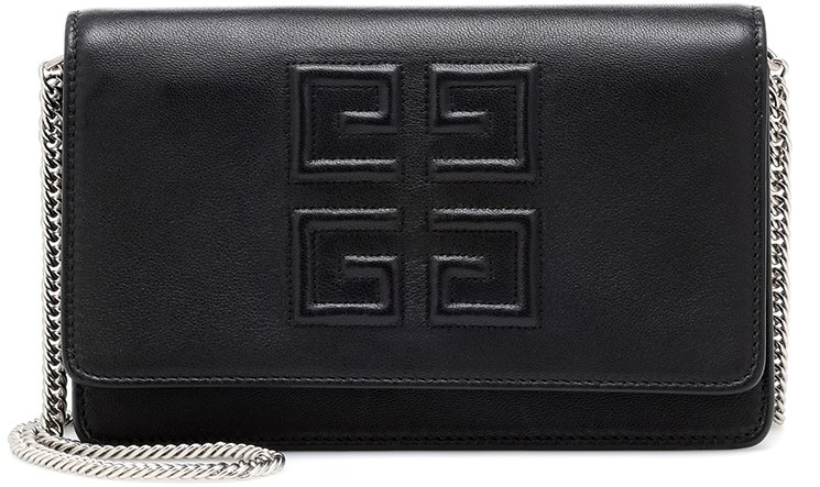 Givenchy Logo Embossed Chain Wallet 