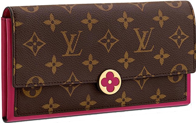 Louis Vuitton, Bags, Louis Vuitton Flore Compact Wallet