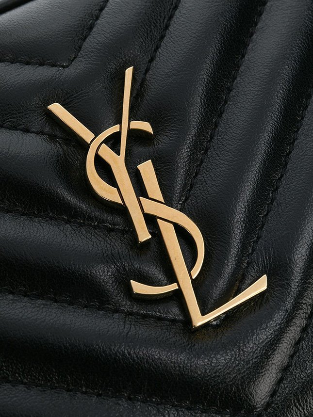 Saint Laurent lou quilted leather belt bag. #saintlaurent