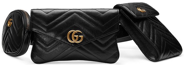 Gucci GG Marmont Matelasse Multi Pocket 