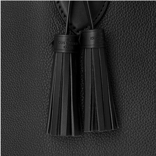 Louis Vuitton Black Mahina Monogram Haumea Tote