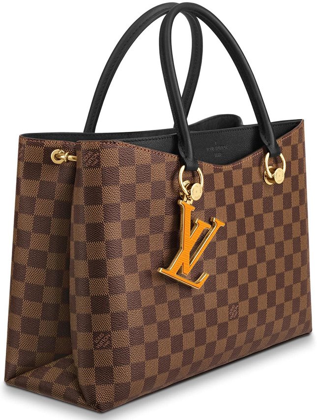 Extreme Good Condition] Louis Vuitton Damier LV Riverside Tote Bag
